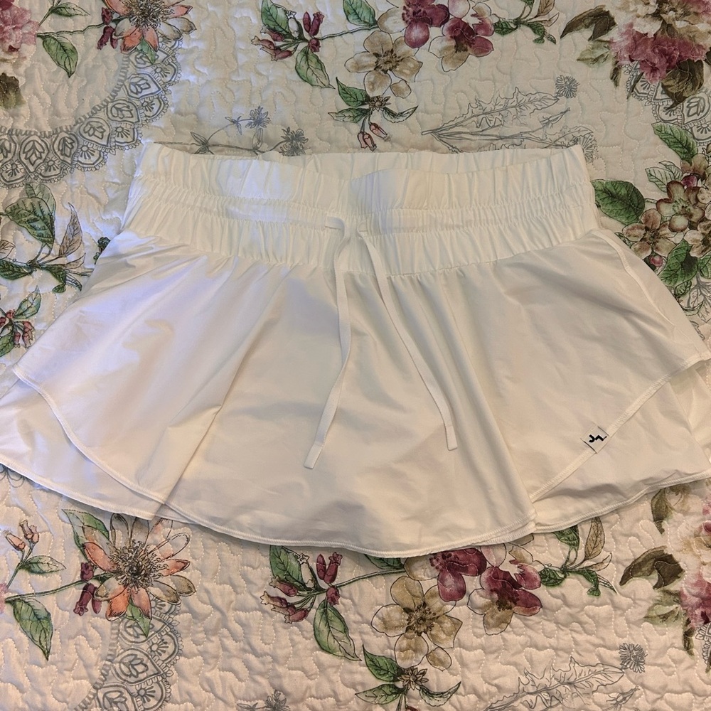Joy lab White Athletic Skirt with Drawstring